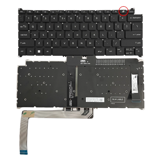 Acer Swift Go 14 SFG14-72T / SFG14-73T / SFG14-41 SFG14-71 SFG14-71T Series - Laptop Keyboard With Backlit US Layout - Polar Tech Australia