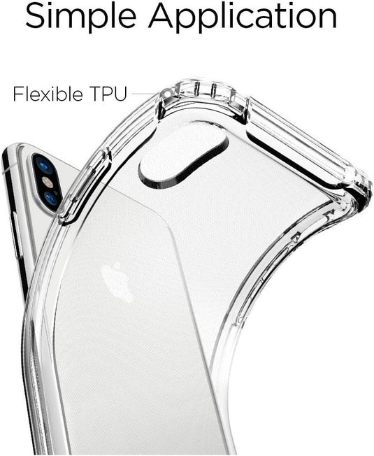 OnePlus 1+5/5T - AirPillow Cushion Transparent Soft Clear TPU Four Corners Protective Case - Polar Tech Australia