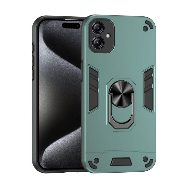 Chargez l&#39;image dans la visionneuse de la galerie, Samsung Galaxy A06 4G (SM-A065) - Shockproof Metal Ring Holder Phone Case
