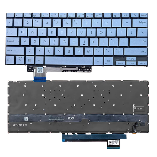 ASUS Zenbook A14 UX3407 UX3407Q S3407Q 14" 14.0 Inch Series - Laptop Keyboard With Backlit US English Layout - Polar Tech Australia