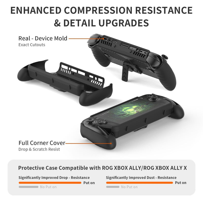 Cargue la imagen en el visor de la galería, ASUS ROG Xbox Ally / Ally X Handheld Console - JYS TPU Protective Case with Kickstand
