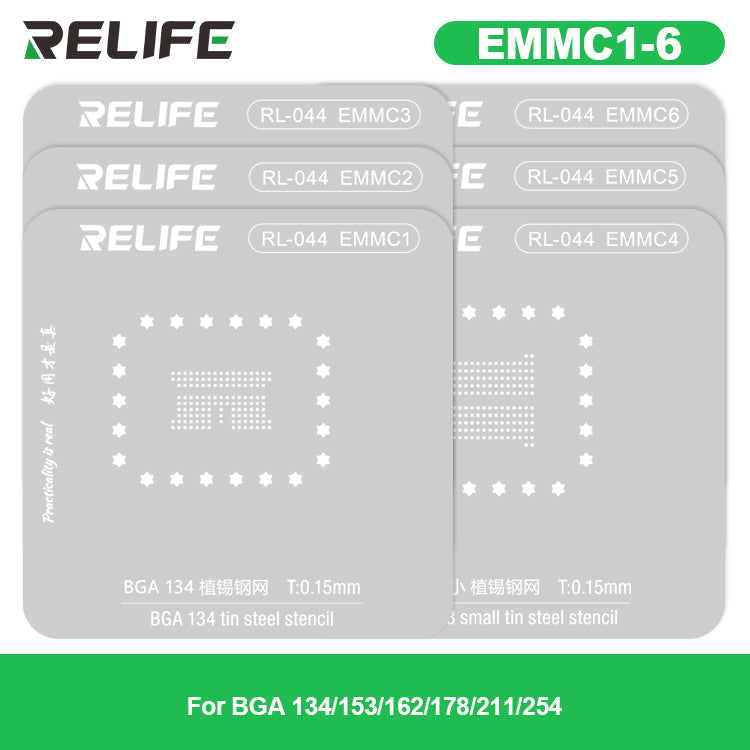 Load image into Gallery viewer, [RL-044] RELIFE Android Series Chip Planting Tin Steel Stencil set/35pcs - Polar Tech Australia
