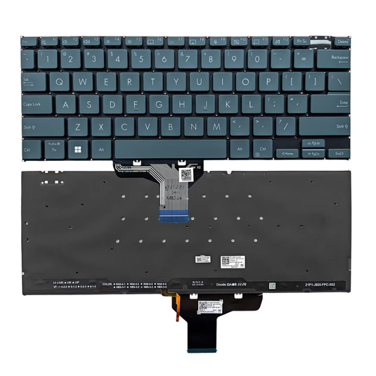 ASUS Vivobook S14 Flip TP3402 TN3402Z TN3402Q 14" 14.0 Inch Series - Laptop Keyboard With Backlit US English Layout - Polar Tech Australia
