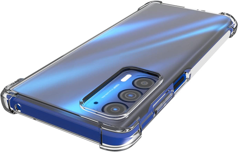 Cargue la imagen en el visor de la galería, Motorola Moto Edge 2021 - AirPillow Cushion Transparent Soft Clear TPU Four Corners Protective Case - Polar Tech Australia
