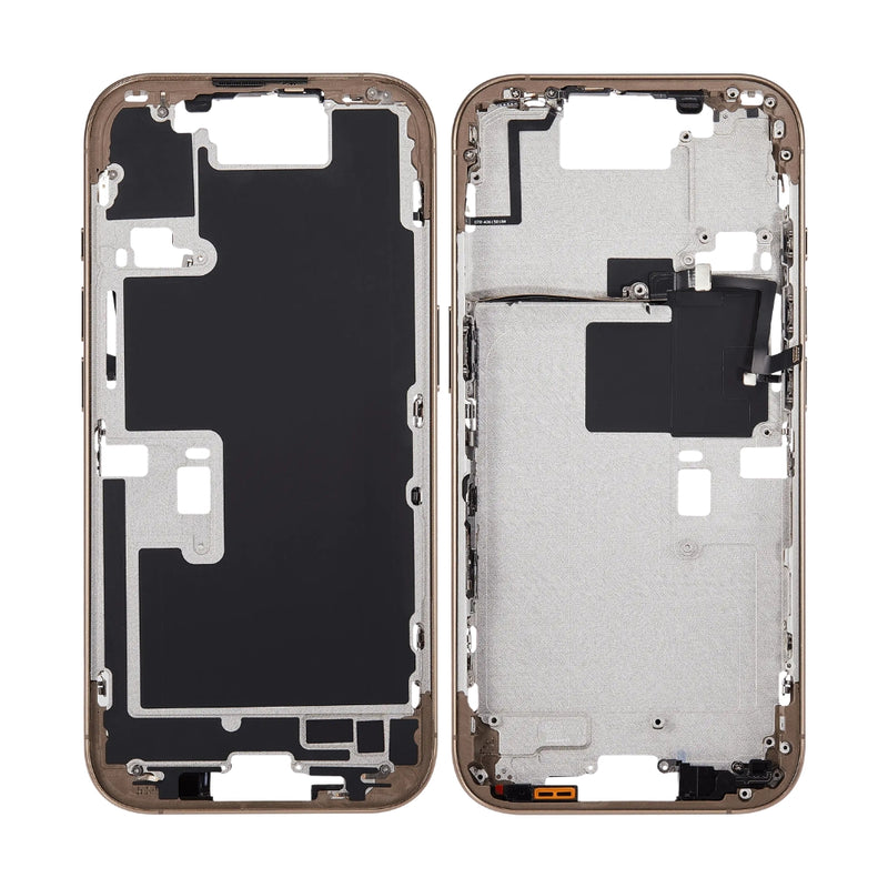 Cargue la imagen en el visor de la galería, [No Built-in Parts] Apple iPhone 16 Pro - Middle Housing Frame (US Without SIM Tray Version)
