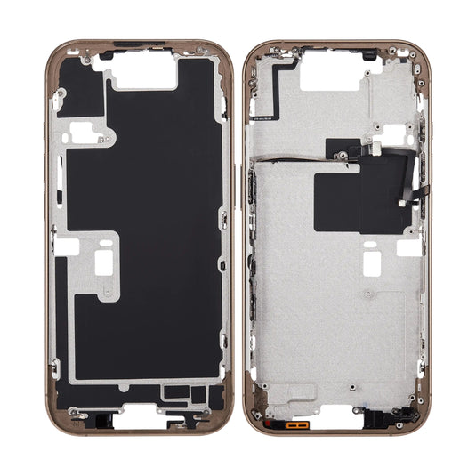 [No Built-in Parts] Apple iPhone 16 Pro - Middle Housing Frame (US Without SIM Tray Version)