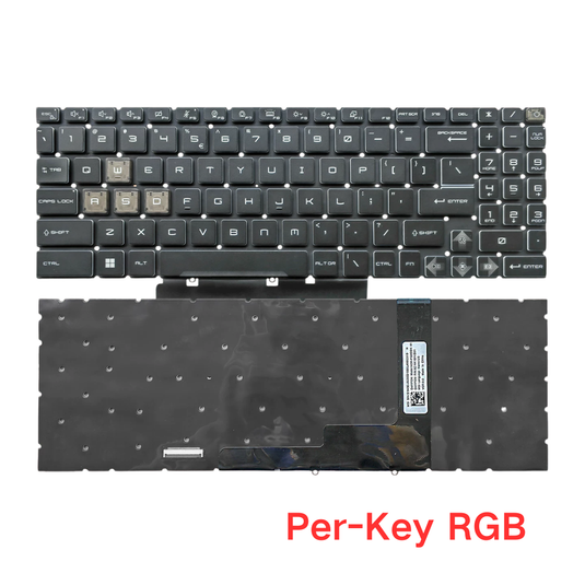 MSI Pulse 15 B13VGK / Pulse 17 B13VFK B13VGK / Bravo 15 C7VFK / Bravo 17 C7VF C7VFKP Series Series - Laptop Keyboard With Backlit US layout