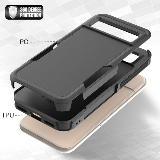Google Pixel 8 Pro - Adventurer Commuter Heavy Duty Drop Proof Tough Hybrid Case