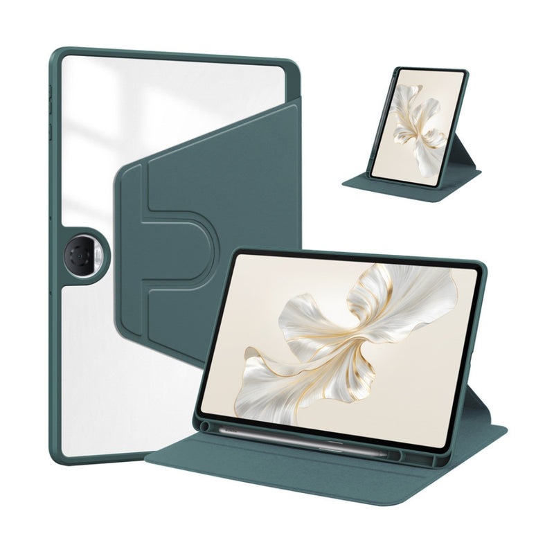 Load image into Gallery viewer, [With Pen Slot] OPPO Pad Neo (OPD2302, OPD2303) - Acrylic Transparent Rotating Stand Protective Case - Polar Tech Australia
