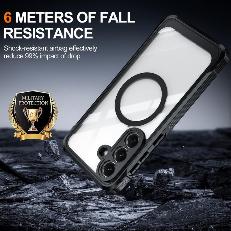 Cargue la imagen en el visor de la galería, Samsung Galaxy S26 FE - Tempered Glass MagSafe Phone Case
