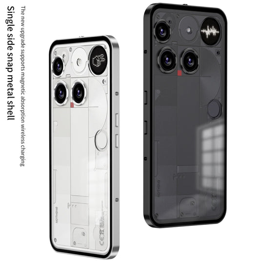Nothing Phone (3) - Snap Buckle Metal Frame Frosted Phone Case