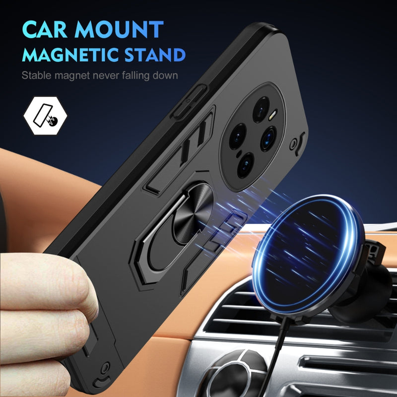 Load image into Gallery viewer, Honor Magic7 (PTP-AN00) - Shockproof Metal Ring Holder Phone Case
