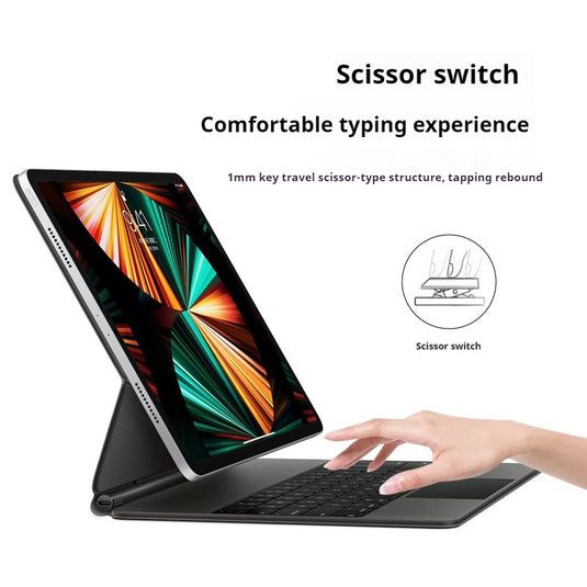 Apple iPad Pro 11-inch 1st/2nd/3rd/4/5th Gen (2018/2020/2021/2022/2024) Smart Wireless Trackpad Keyboard Flip Case With Backlit - Polar Tech Australia