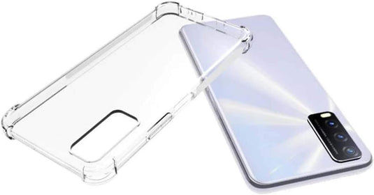 Vivo Y20/Y20i/Y20s - AirPillow Cushion Transparent Soft Clear TPU Four Corners Protective Case - Polar Tech Australia