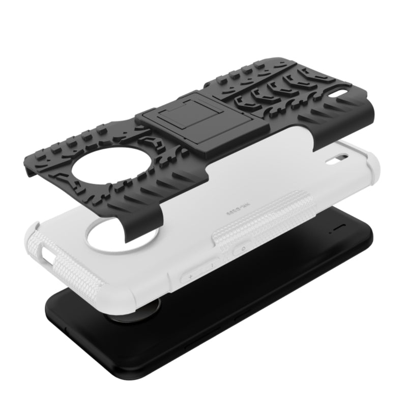 Load image into Gallery viewer, Nokia C200 - Tire Texture TPU + PC Phone Case with Holder
