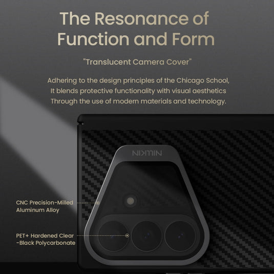 Samsung Galaxy Z Fold8 Ultra 5G - Nillkin CarboProp Magnetic Black Mirror Cover version Aramid fiber Armor Case
