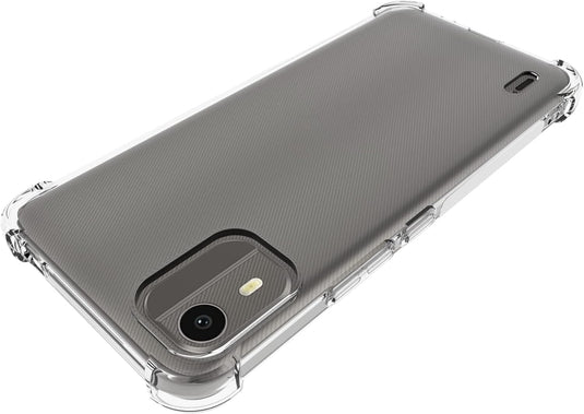 Nokia C12/C12 Pro/C12 Plus - AirPillow Cushion Transparent Soft Clear TPU Four Corners Protective Case - Polar Tech Australia