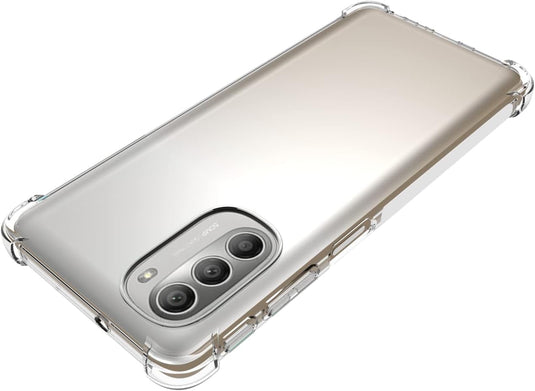 Motorola Moto G51 5G - AirPillow Cushion Transparent Soft Clear TPU Four Corners Protective Case - Polar Tech Australia