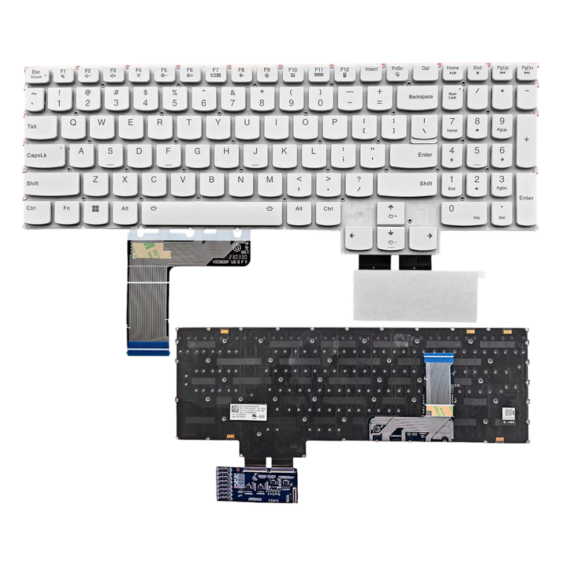 Cargue la imagen en el visor de la galería, Lenovo Legion Pro 5 16IRX9 Y9000X R9000X IRX9 Series - Laptop Keyboard With Backlit US English Layout - Polar Tech Australia
