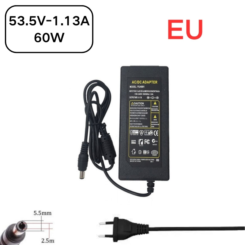 Load image into Gallery viewer, [53.5V-1.13A][5.5x2.5] Universal Computer/Monitor/CCTV POE Switch - Power Supply Adapter Wall Charger - Polar Tech Australia
