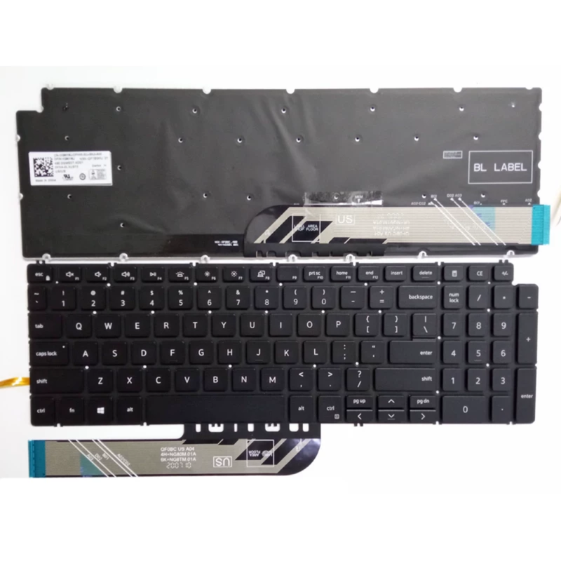 Cargue la imagen en el visor de la galería, Dell Inspiron 7306 7500 7506 7591 7791 2-in-1 Series - Laptop Keyboard With Backlit US Layout
