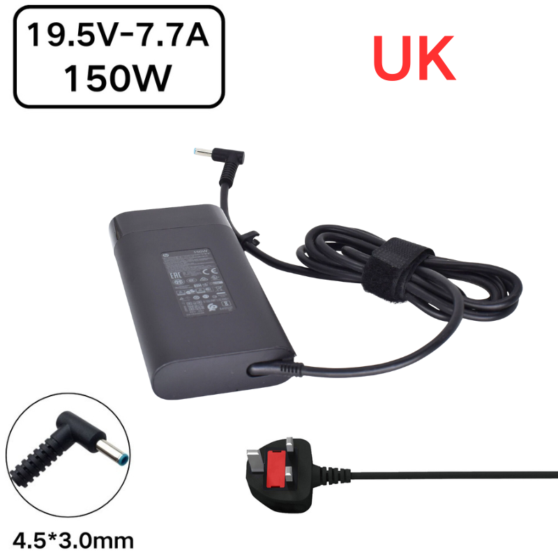Load image into Gallery viewer, [19.5V-7.7A/150W][4.5x3.0][TPN-CA11] HP ZBook Studio G3, HP ZBook 15 G3 and HP ZBook 15u G3 mobile workstations AC power Supply Adapter Charger
