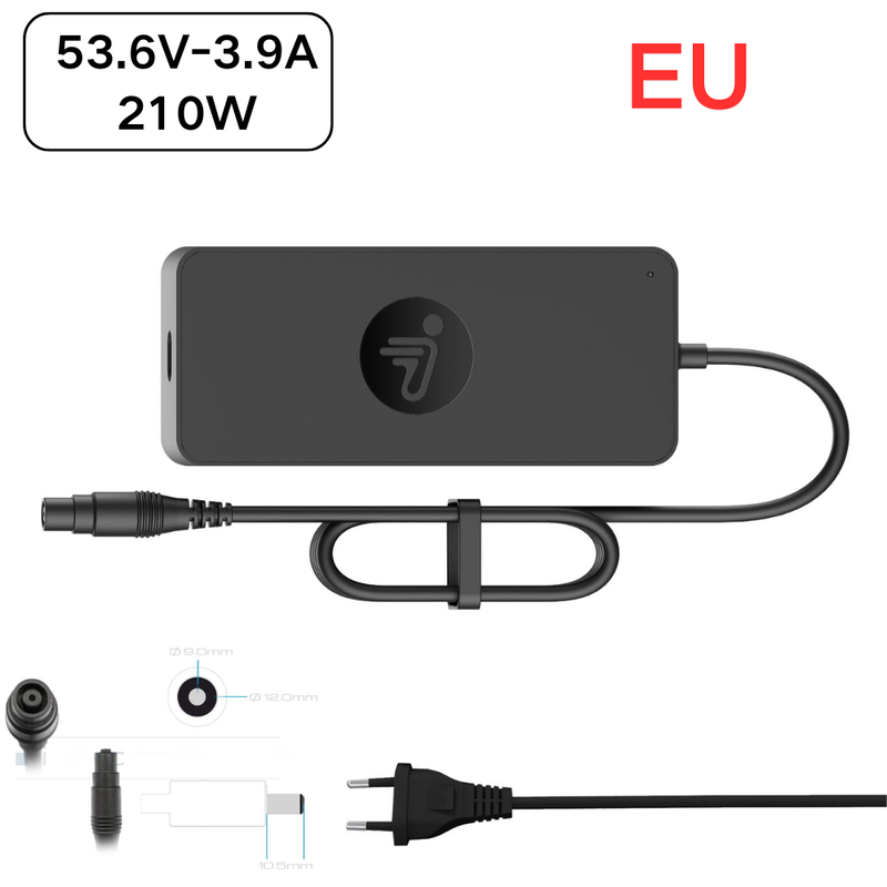 Cargue la imagen en el visor de la galería, [210W/53.6V-3.9A] Segway Ninebot Segway MAX G3 / F3 F3 Pro / GT3 / ZT3 Pro Series - Electric Motorcycle Replacement Charger - Polar Tech Australia
