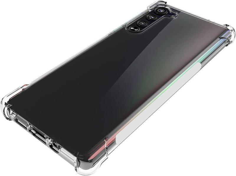 Chargez l&#39;image dans la visionneuse de la galerie, Motorola Moto Edge - AirPillow Cushion Transparent Soft Clear TPU Four Corners Protective Case - Polar Tech Australia
