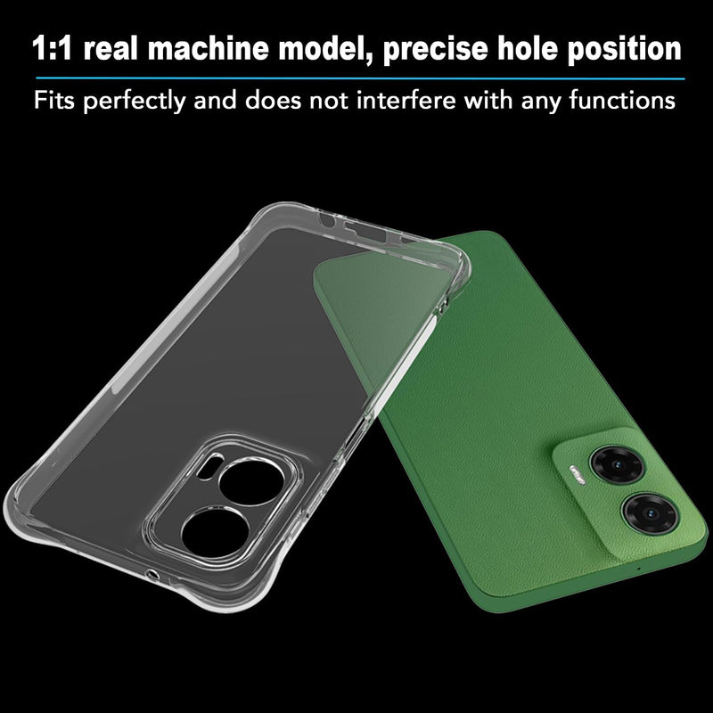 Chargez l&#39;image dans la visionneuse de la galerie, Motorola Moto G35 - AirPillow Cushion Transparent Soft Clear TPU Four Corners Protective Case - Polar Tech Australia
