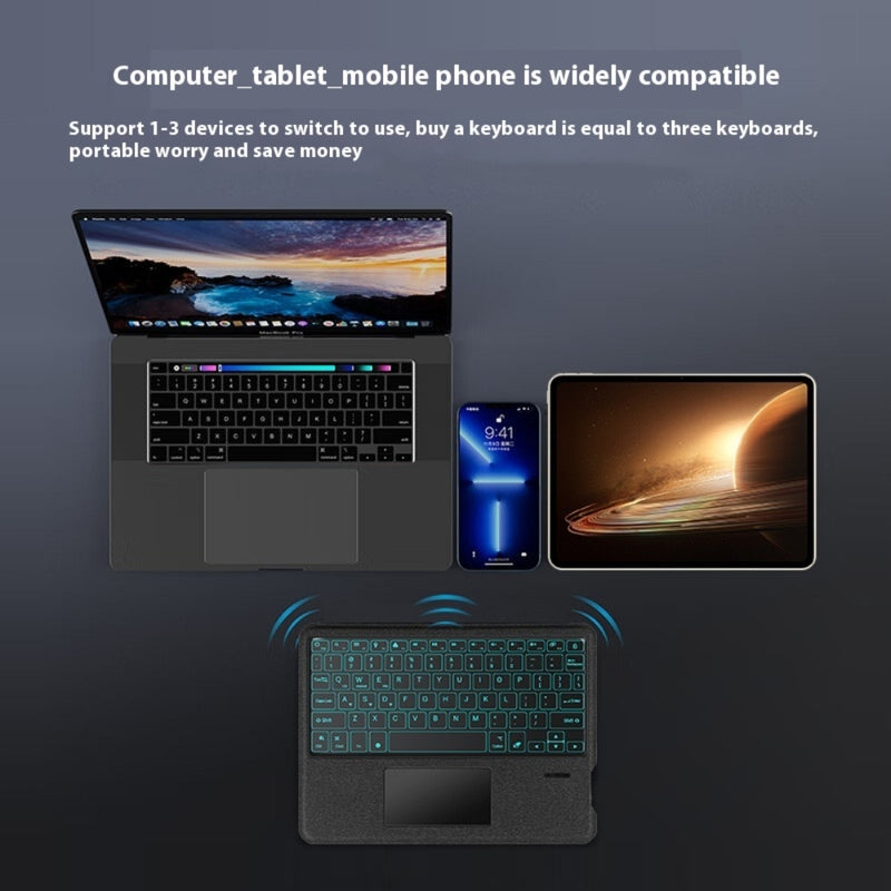 Load image into Gallery viewer, [With backlight] OPPO Pad Neo (OPD2302, OPD2303) - Detachable Smart Colorful Backlit Keyboard Case - Polar Tech Australia

