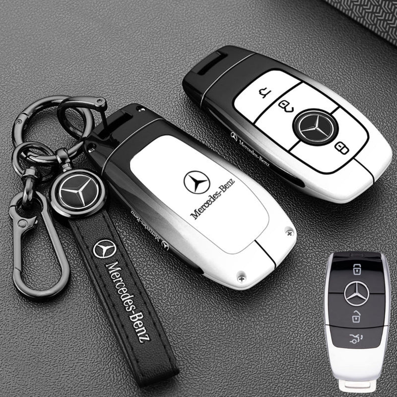 Load image into Gallery viewer, Mercedes Benz Stylish with Cool Shockproof Car Key Fob Protective Case Cover For Benz A, C, E, S, G-Class, GLA, GLB, GLC, GLE, GLS
