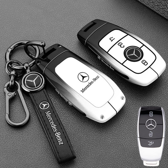 Mercedes Benz Stylish with Cool Shockproof Car Key Fob Protective Case Cover For Benz A, C, E, S, G-Class, GLA, GLB, GLC, GLE, GLS