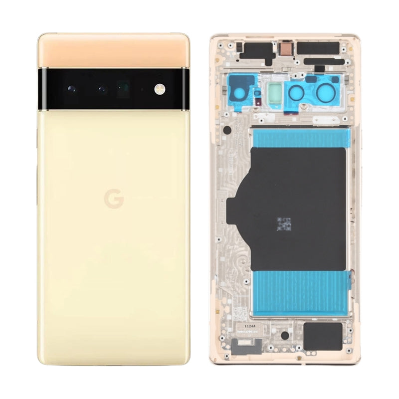 Chargez l&#39;image dans la visionneuse de la galerie, Google Pixel 6 Pro (GLUOG) Rear Back Frame Housing Assembly With Camera Lens - Polar Tech Australia
