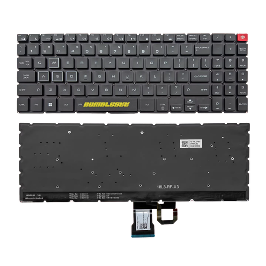 Gigabyte AORUS 15-XA 15-X9 15-W9 15-WA 15-SA Series - Laptop Keyboard With Backlit US English Layout - Polar Tech Australia