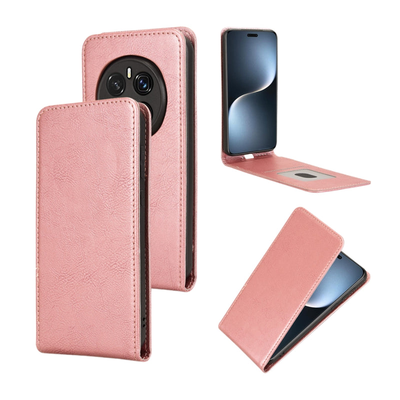 Load image into Gallery viewer, Honor Magic7 Pro (PTP-N49, PTP-AN10) - Magnetic Vertical Flip Leather Phone Case
