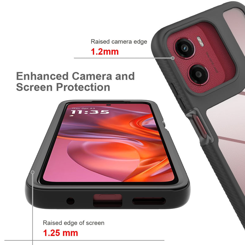 Load image into Gallery viewer, Motorola Moto G9 Power - Solid Color Shockproof TPU Clear PC Phone Case - Polar Tech Australia
