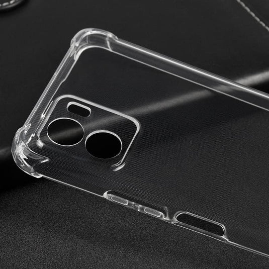 Vivo Y01/Vivo Y15s 2021 - AirPillow Cushion Transparent Soft Clear TPU Four Corners Protective Case - Polar Tech Australia