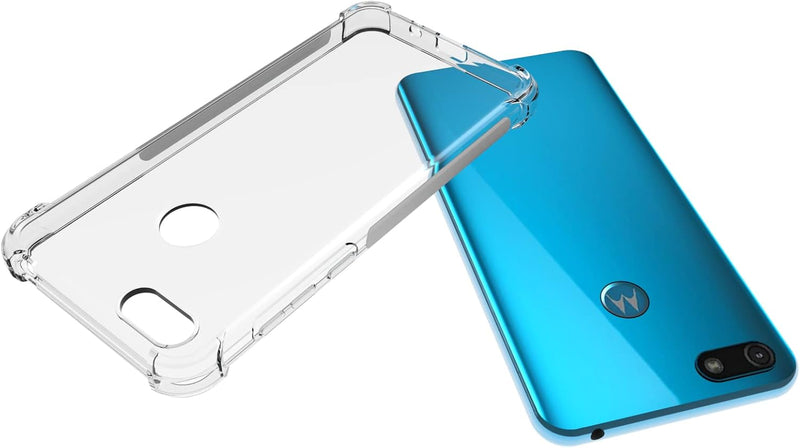 Chargez l&#39;image dans la visionneuse de la galerie, Motorola Moto E6 Play - AirPillow Cushion Transparent Soft Clear TPU Four Corners Protective Case - Polar Tech Australia
