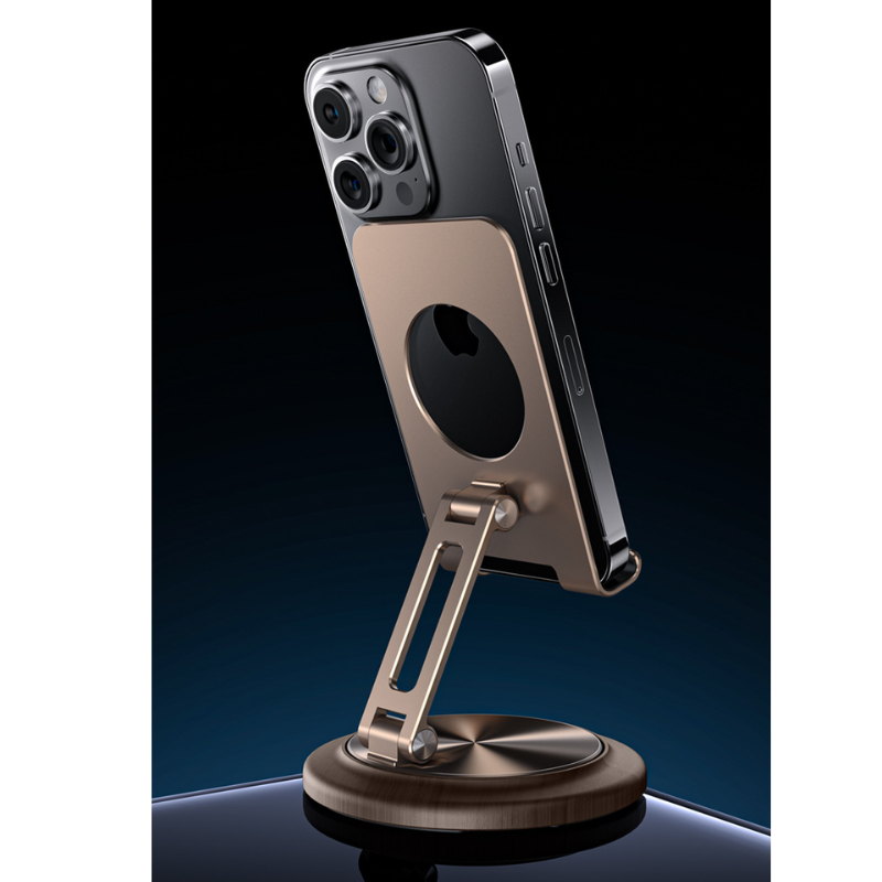 Load image into Gallery viewer, Boneruy 360-Degree Rotating Phone and Tablet Stand - Foldable Aluminum Alloy Holder - Polar Tech Australia
