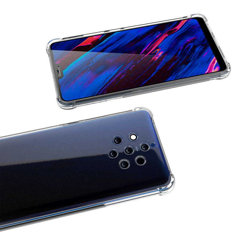Load image into Gallery viewer, Nokia 9 PureView - AirPillow Cushion Transparent Soft Clear TPU Four Corners Protective Case - Polar Tech Australia

