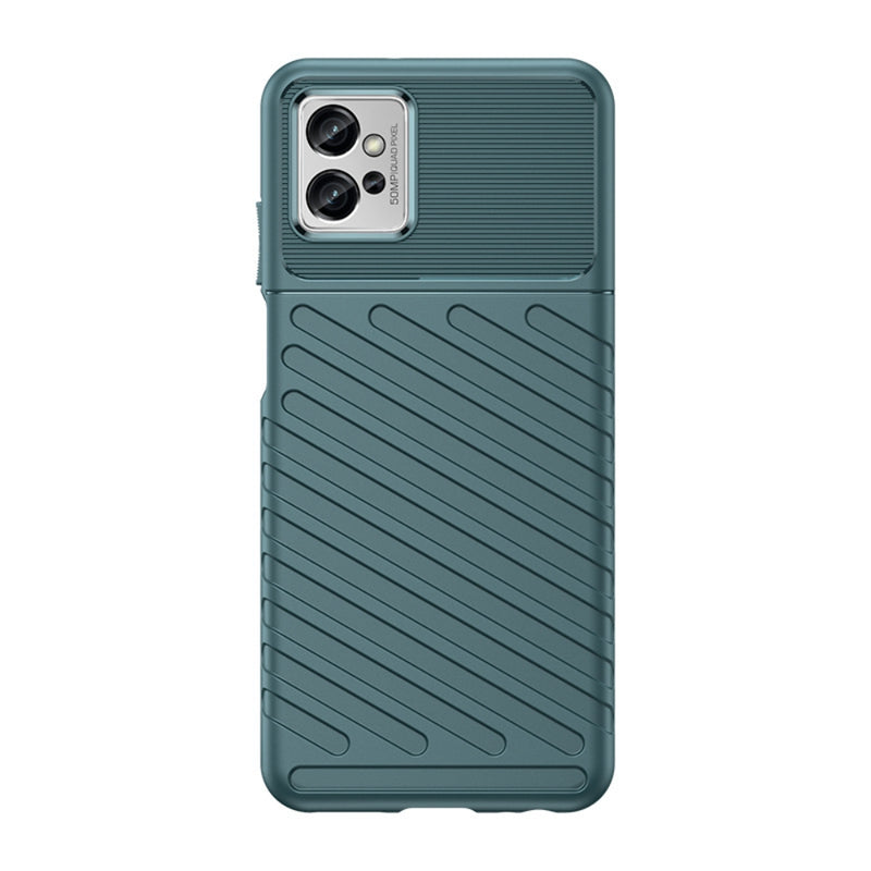 Cargue la imagen en el visor de la galería, Motorola Moto G32 - Thunder Series Twill Texture Thickened Anti-fall Protection TPU Case
