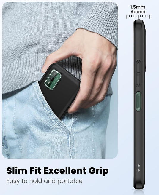Nokia XR21 - Shield Thin Soft With Shock-Absorption Corners Shockproof Silicone TPU Matte Case - Polar Tech Australia