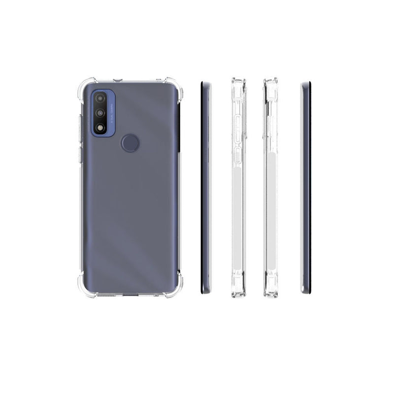 Chargez l&#39;image dans la visionneuse de la galerie, Motorola Moto G Pure/Moto G Play 2023 - AirPillow Cushion Transparent Soft Clear TPU Four Corners Protective Case - Polar Tech Australia
