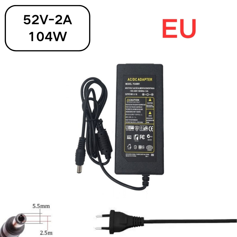 Load image into Gallery viewer, [52V-2A][5.5x2.5] Universal Computer/Monitor/CCTV POE Switch - Power Supply Adapter Wall Charger - Polar Tech Australia

