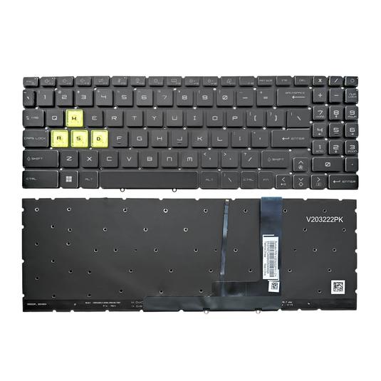 MSI Crosshair A16 A17 A18 HX D8W D8WFKG A8WGKG Series - Laptop Keyboard With Backlit US layout