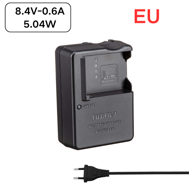 Load image into Gallery viewer, [BC-W126 / BC-W126S][8.4V-0.6A] Fujifilm NP-W126S NP-W126 Battery / Fujifilm X-T1 X-T2 X-T3 X-T10 Series - Camera Charger Power Supply Adapter - Polar Tech Australia

