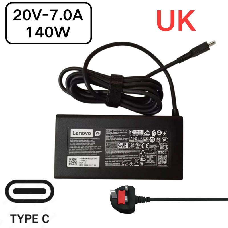 Load image into Gallery viewer, [20V-7.0A/140W][Type C] Lenovo IdeaPad Pro 5 Lenovo Slim Pro 7 Laptop AC Power Supply Adapter Charger - Polar Tech Australia
