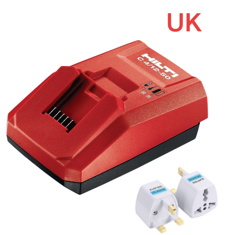 Cargue la imagen en el visor de la galería, [C4/12-50][12V-4.0A] Genuine Original Hilti Fast Charger Electrical Tool Li-ion Battery - Replacement Charger - Polar Tech Australia
