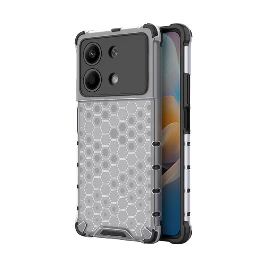 Xiaomi Redmi Note 13R Pro - Honeycomb Transparent Shockproof Protection Case