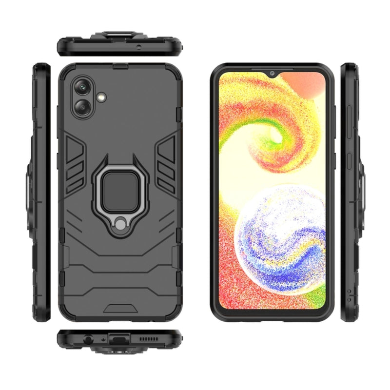 Cargue la imagen en el visor de la galería, Samsung Galaxy A04e (SM-A042) - Heavy Duty Armor Case With Ring Holder Stand
